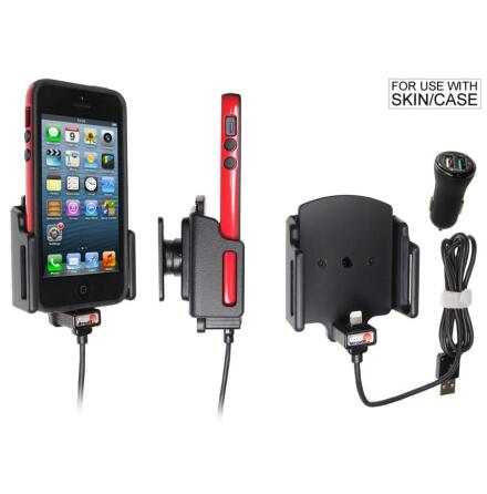 Aktiv h�llare med med kulled - Apple iPhone - Cigg-kontakt - Justerbar