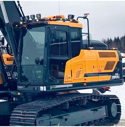 MittX B�ge Hyundai Gr�vmaskiner